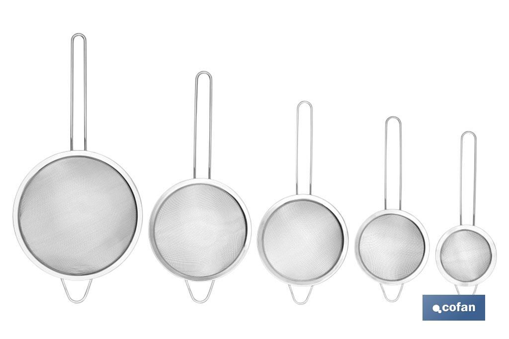 Passoire en Acier Inox. 304 | Modèle Sena | Plusieurs Dimensions | Passoire Polyvalente pour plusieurs fonctions dans la cuisine - Cofan