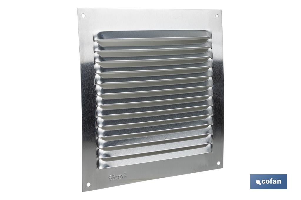 Grille de Ventilation | Fabriquée en Aluminium | Plusieurs Dimensions - Cofan