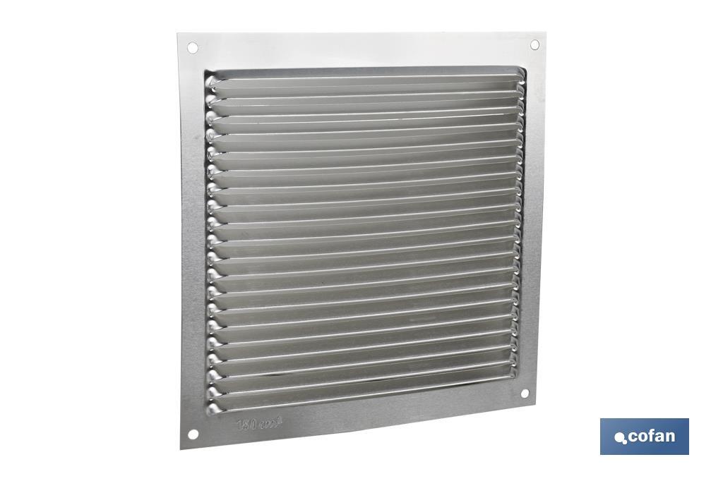 Grille de Ventilation | Fabriquée en Aluminium | Plusieurs Dimensions - Cofan