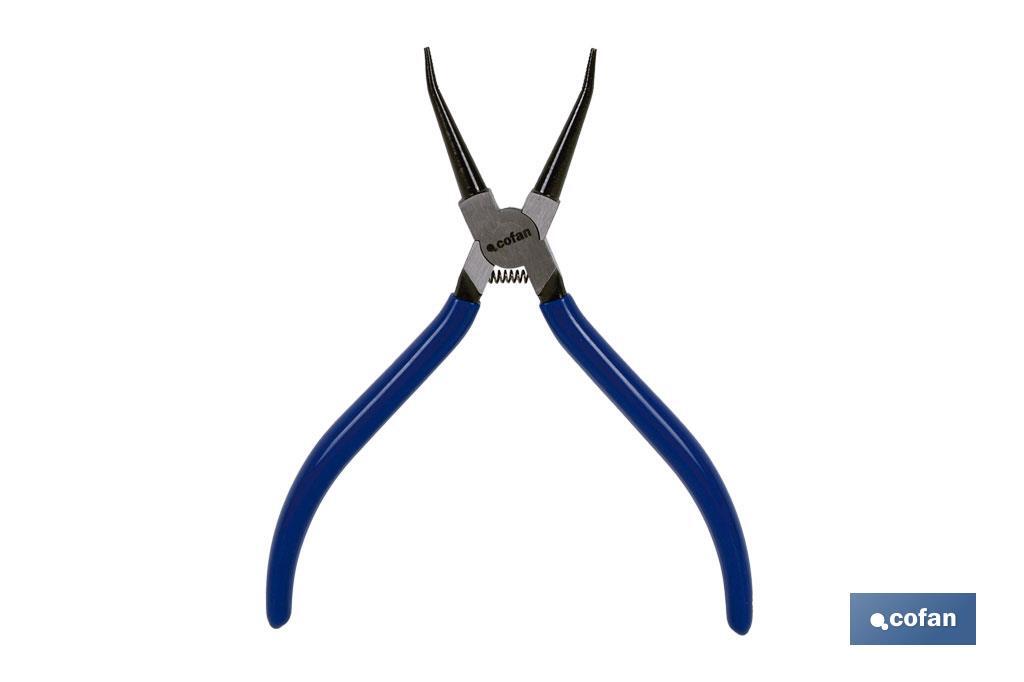 Round nose pliers for internal circlips | High-quality steel | Size: 300mm - Cofan