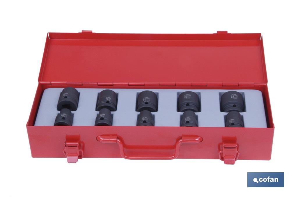 Kit bussole per chiave a percussione 1/2 - Cofan