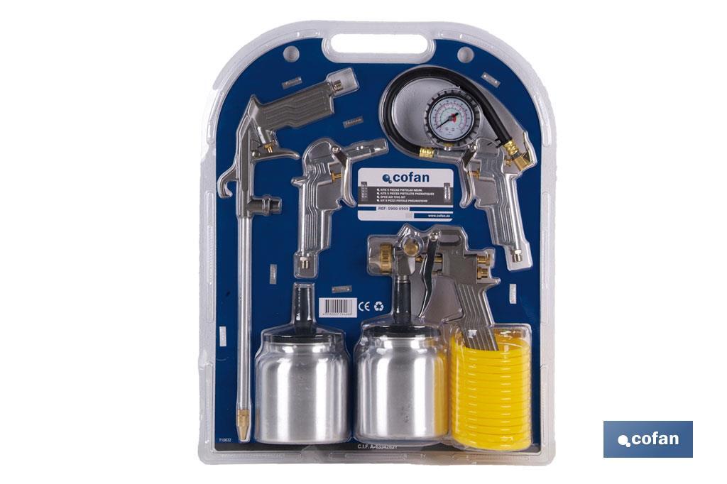5 pcs air tool kit - Cofan