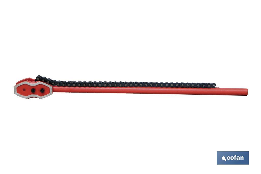 Reinforced chain wrench - Cofan