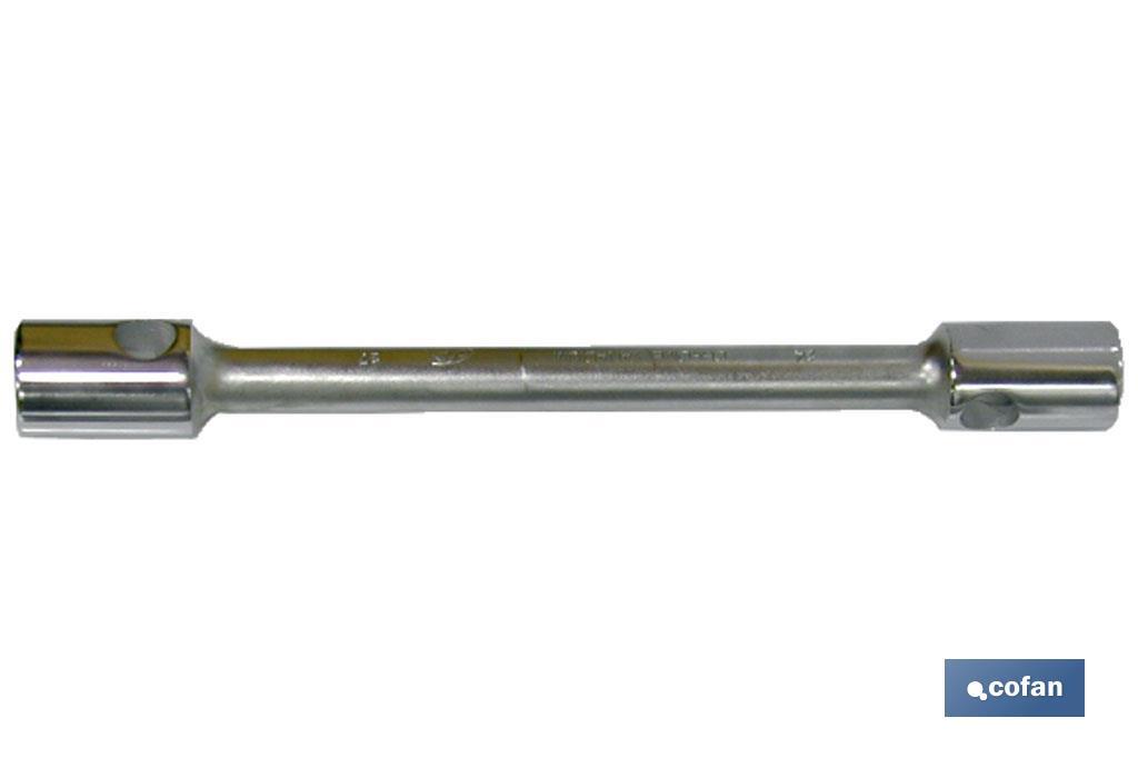 4-way wheel wrench with T-handle | Ideal for truck tyres | Size from SW24 to SW32 - Cofan