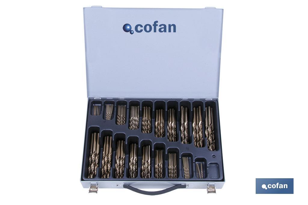 Assorted drill bits case HSS - CO - Cofan