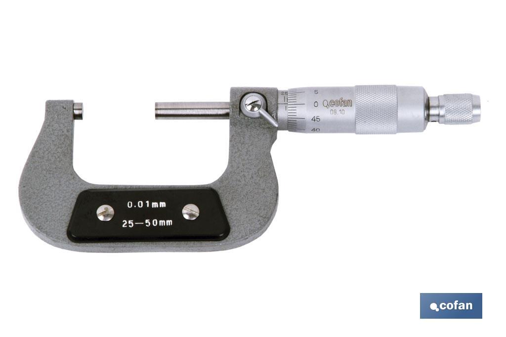 Micrometre for external measurements | Different measurement ranges - Cofan