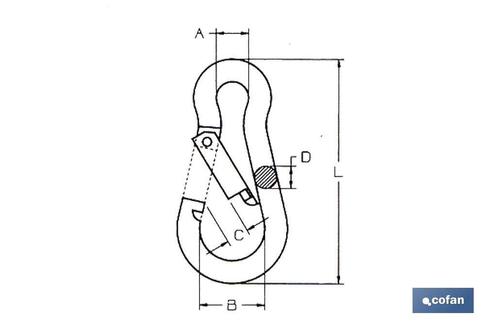 Carbine hook - Cofan