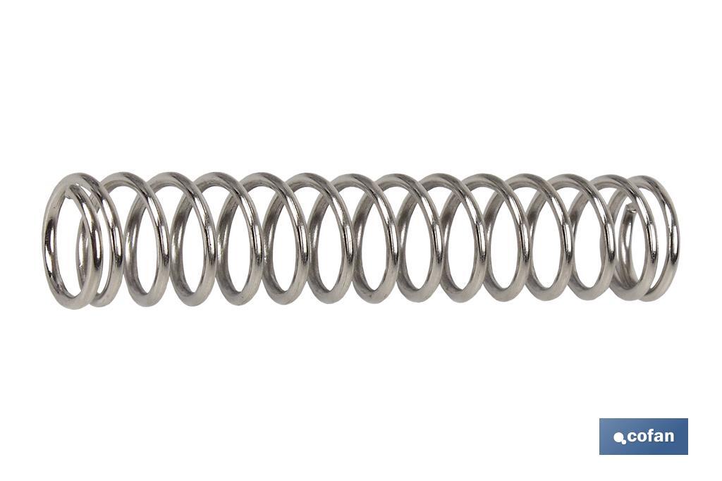 Steel spare spring | Suitable for harvest shears | Length: 60mm - Cofan