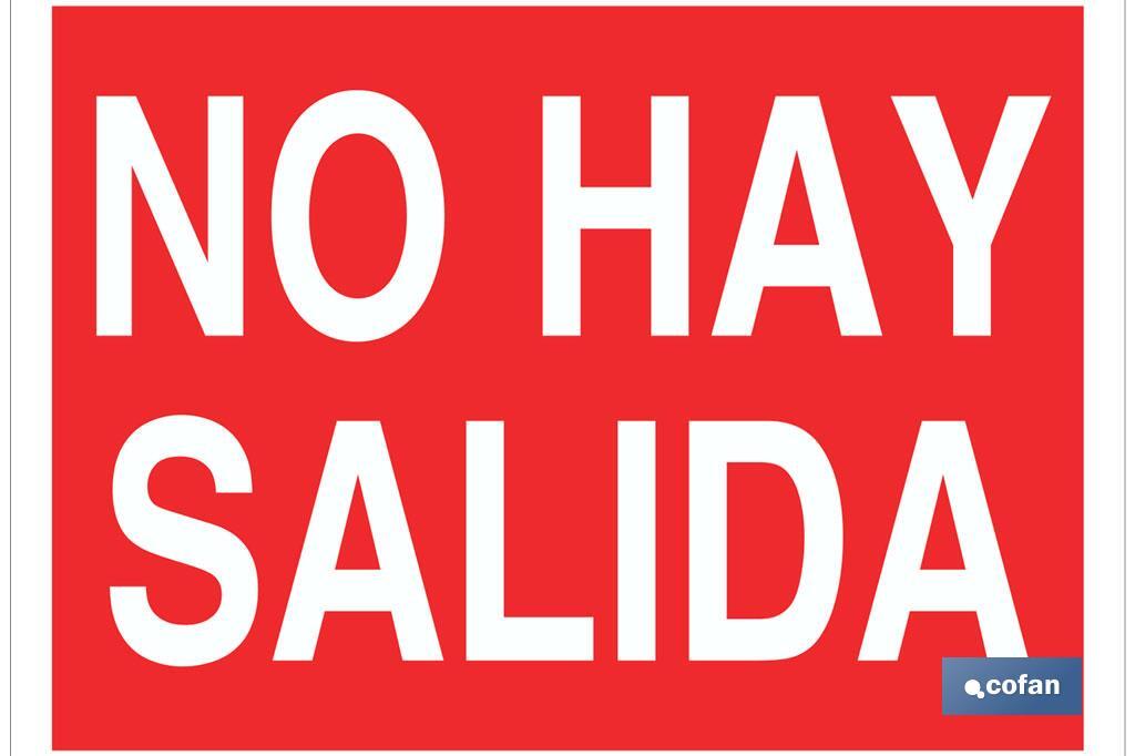 No hay salida - Cofan