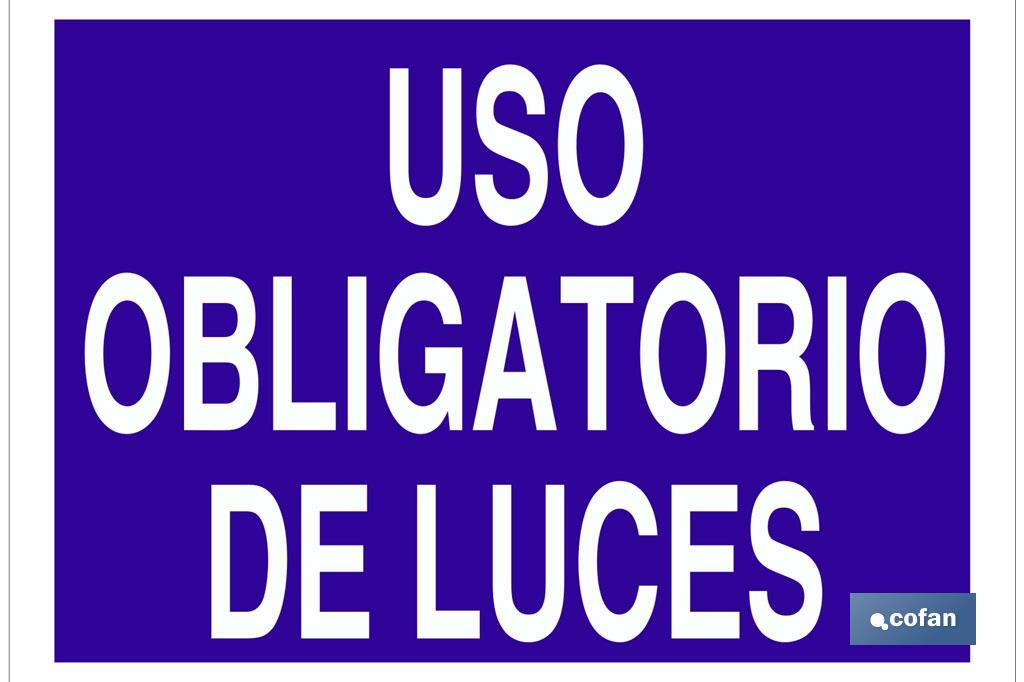 Uso obligatorio Luces - Cofan