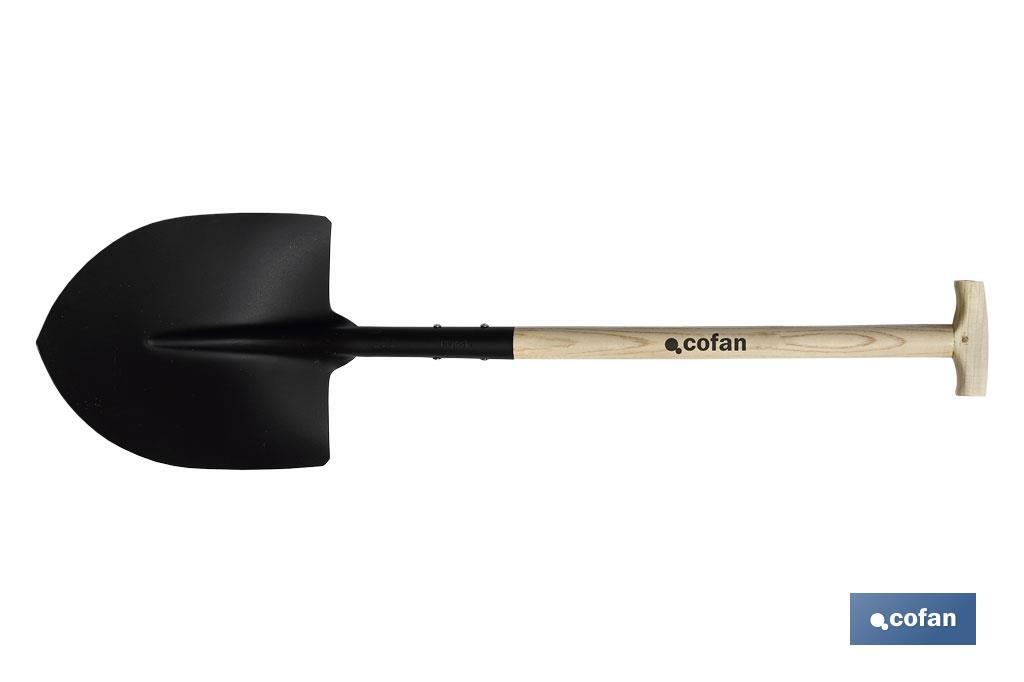 T-handle round mouth shovel - Cofan