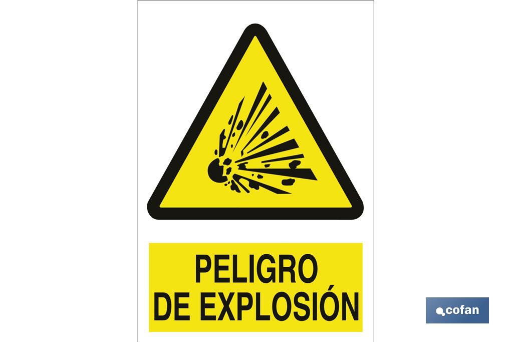 Peligro de explosión - Cofan