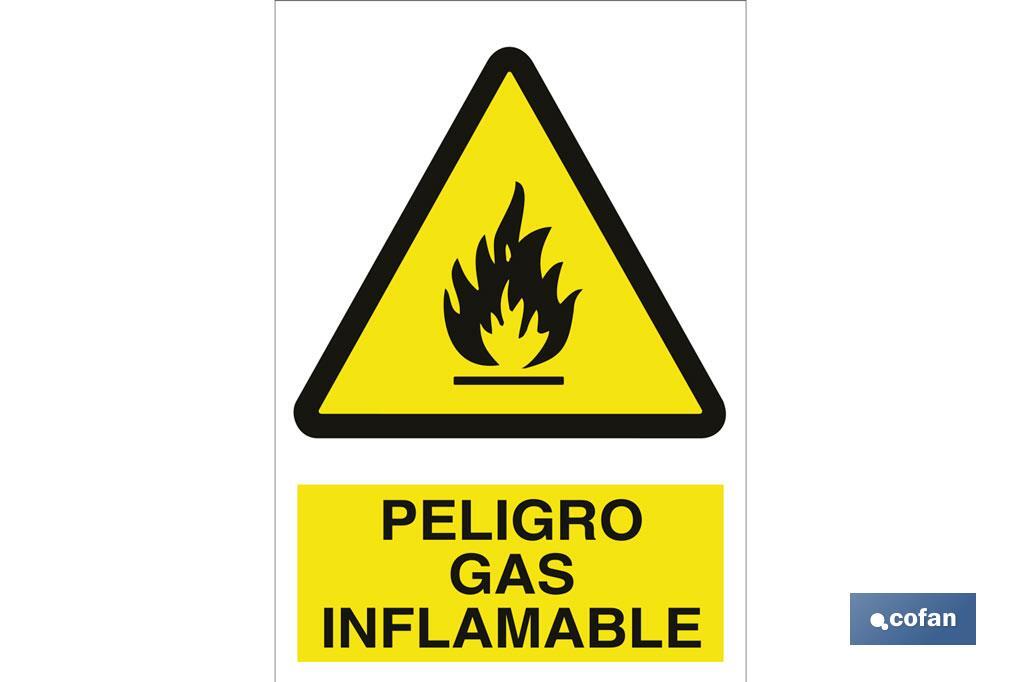 Peligro gas inflamable - Cofan