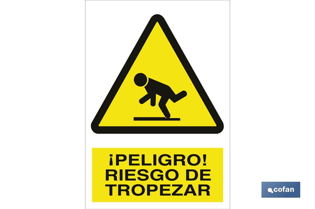 ¡Peligro! riesgo de tropezar - Cofan