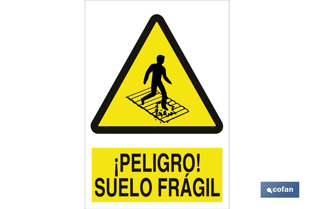 Danger, fragile floor - Cofan