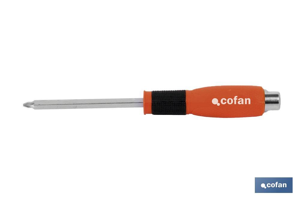 Pozidriv screwdriver | Impact screwdriver | Available tip in PZ1, PZ2 and PZ3 - Cofan