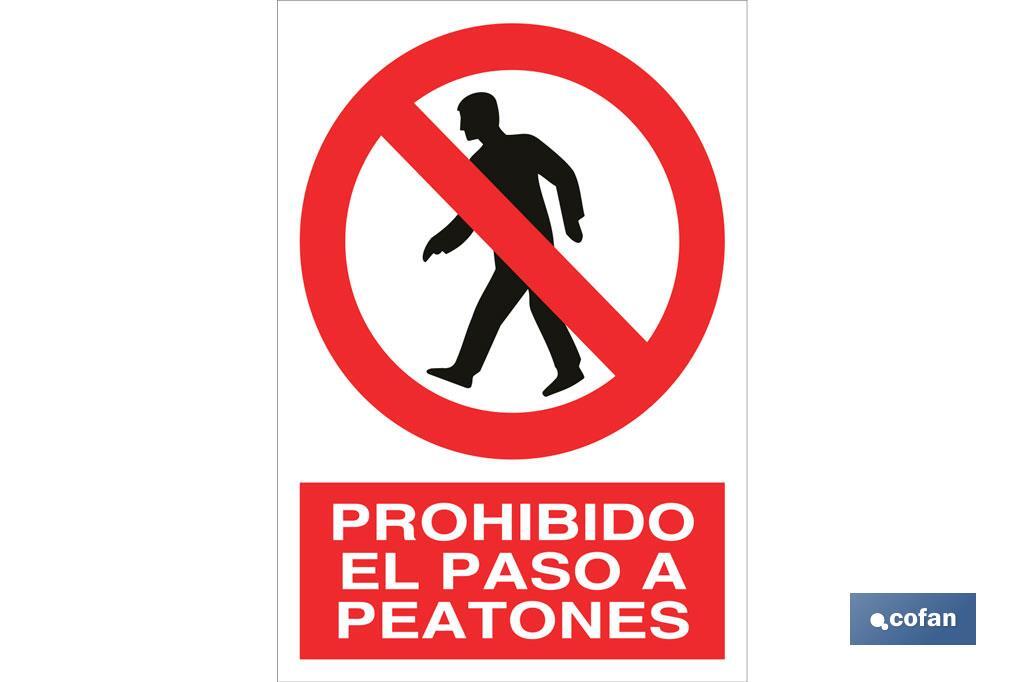 Prohibido el paso a peatones - Cofan