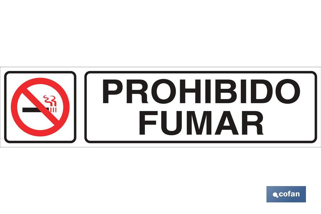 Prohibido fumar - Cofan