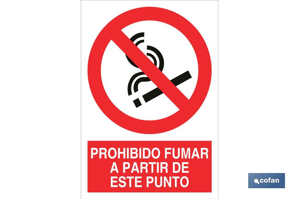 Proibido fumar a partir deste ponto - Cofan