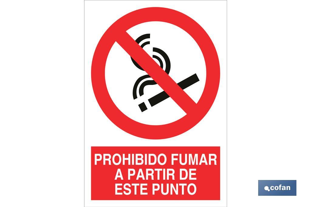 Prohibido fumar a partir de este punto - Cofan