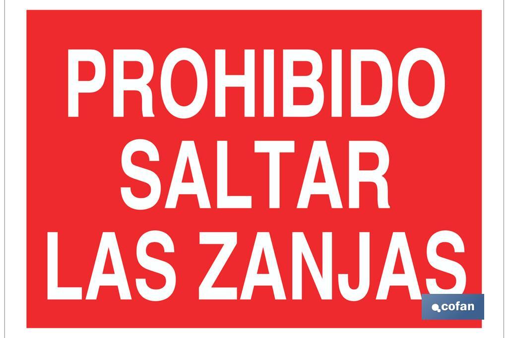 Prohibido saltar las zanjas - Cofan