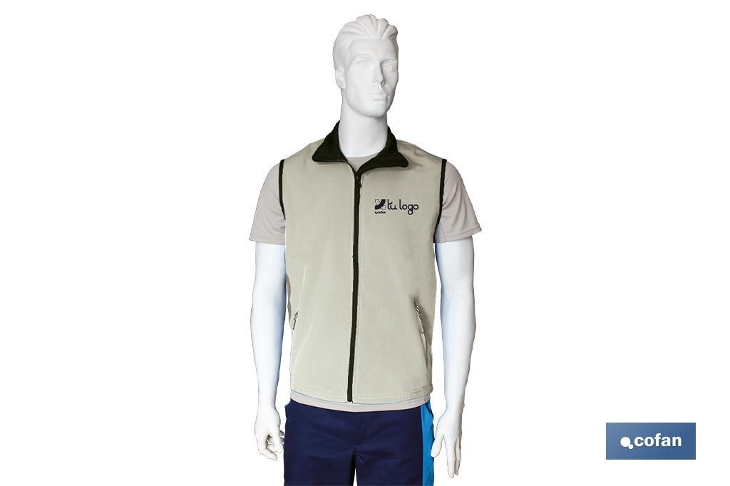 Sleeveless vest with two front pockets - Cofan