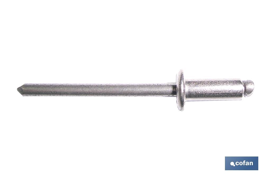 Rivetto in acciaio INOX A-2 - Cofan