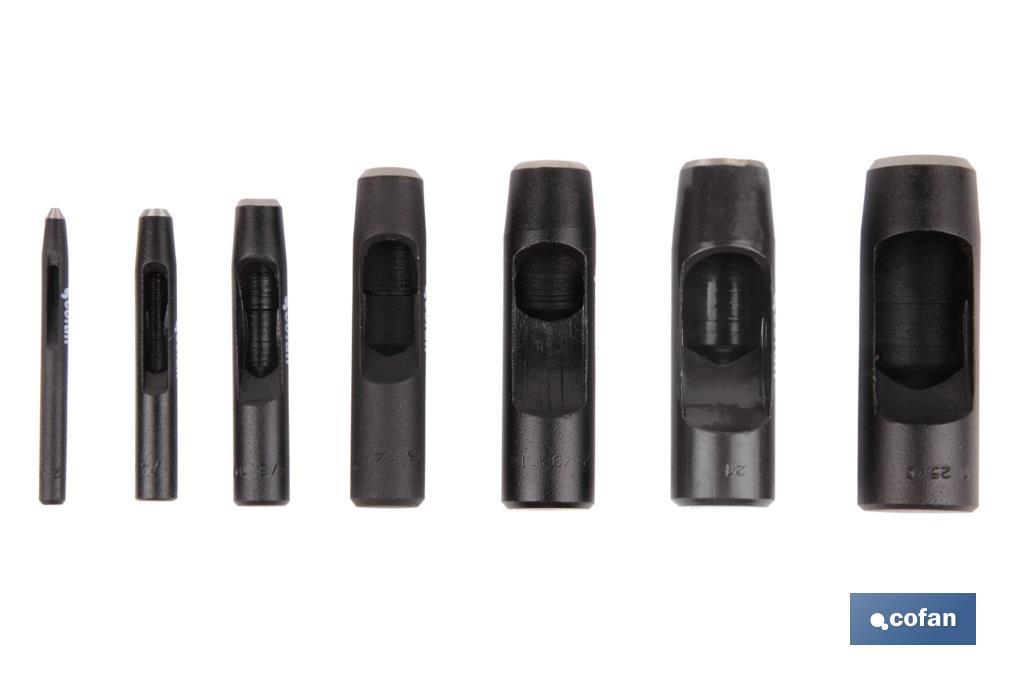 Poinçon perforateur à choc cylindrique | Recommandé pour les matériaux légers | Dimension du trou 25 mm - Cofan