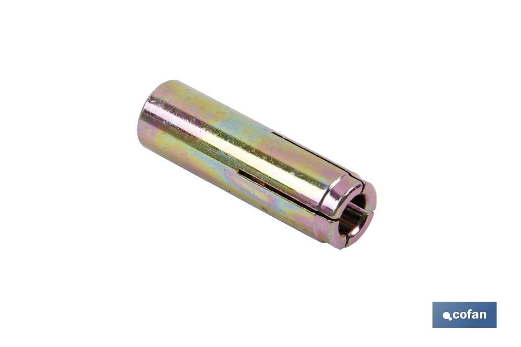 Expansion metallic plug for hammer - Cofan