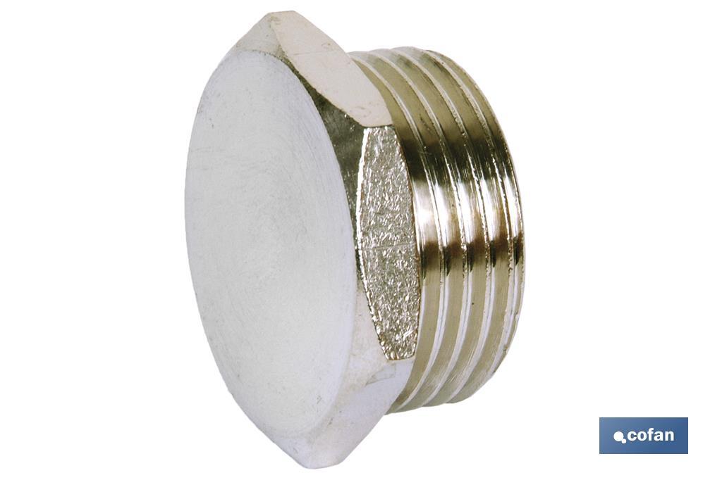 Hexagonal plug male thread - Cofan