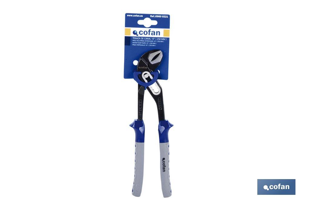 Water pump pliers | Insulated pliers for better safety | Length: 250mm - Cofan