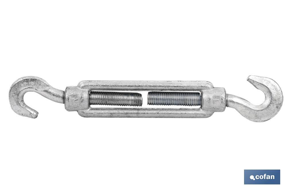 Hook tensor - Zinc coated hook DIN-1481 - Cofan