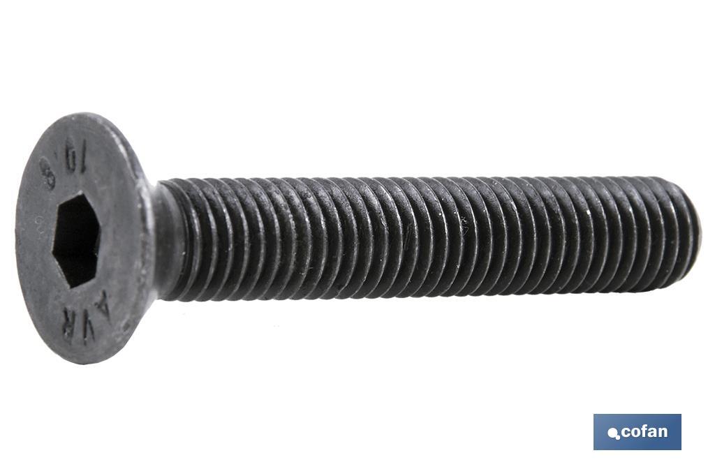 Screw DIN 7991 C-10.9 Black - Cofan