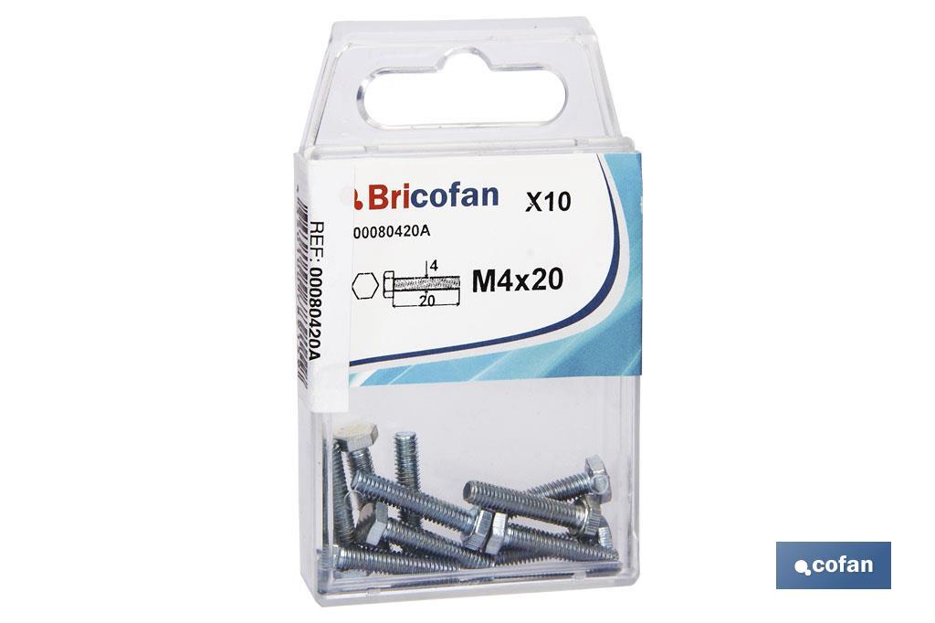 Hexagon screws, DIN-933 - Cofan