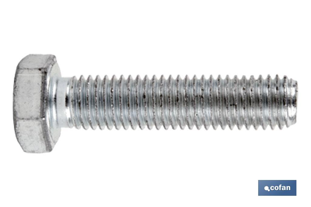 Hexagon screws, DIN-933 - Cofan