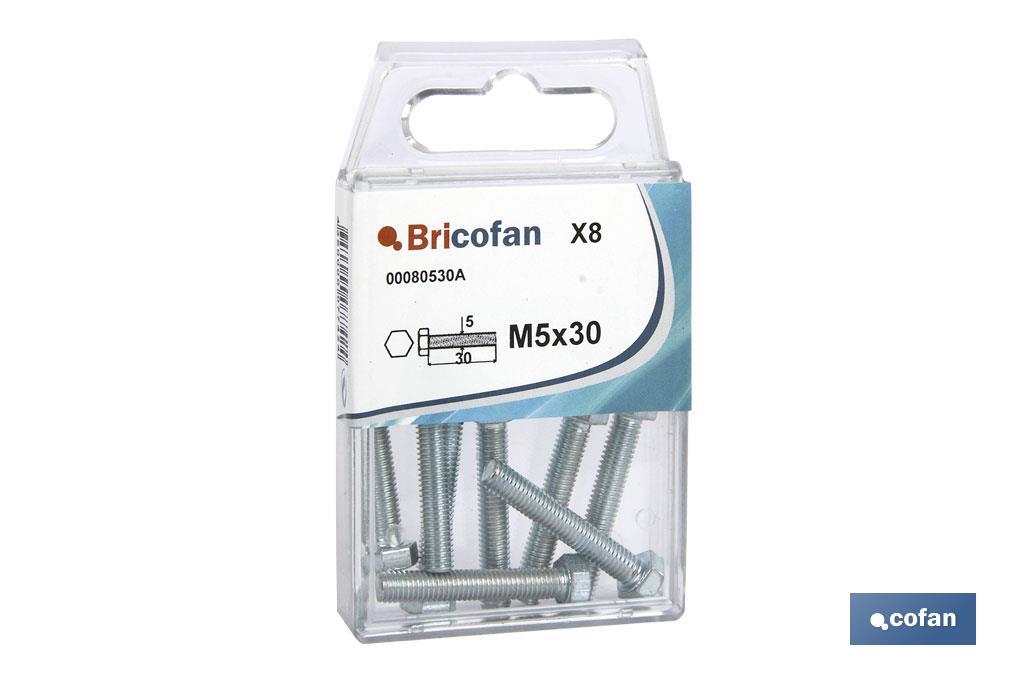 Hexagon screws, DIN-933 - Cofan