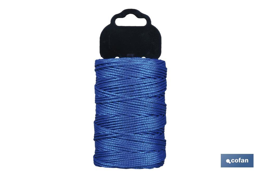 Polypropylene plait / 8842 ø 1,5 mm Blue (blister) - Cofan