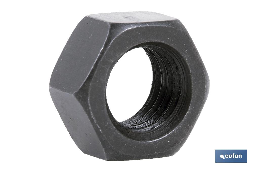 Hex. Nut C.6 Whitworth Black - Cofan