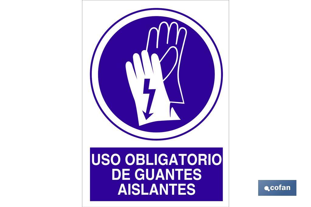 Uso obrigatório de luvas isolantes - Cofan