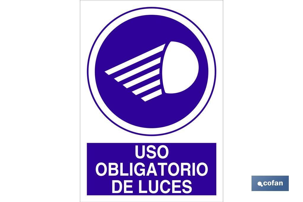 Uso obrigatório de luzes - Cofan