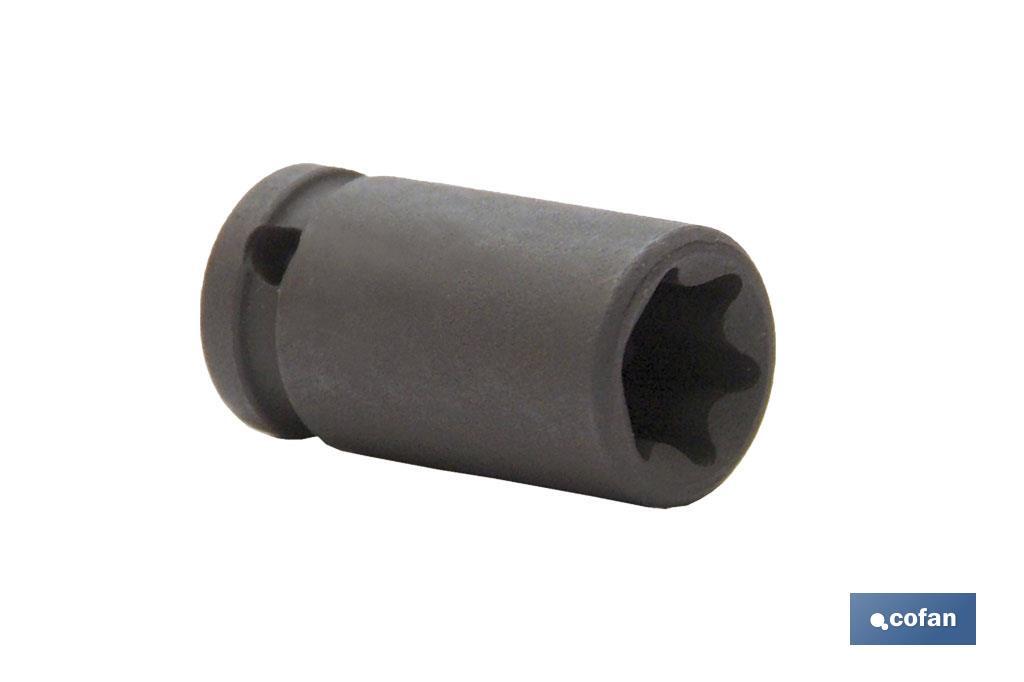 Impact sockets 1/4" Torx - Cofan