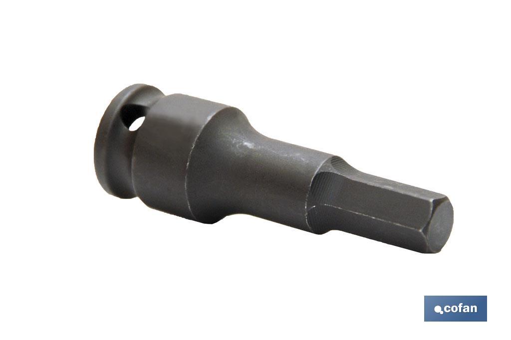 Impact sockets 3/8" Hexagonal - Cofan