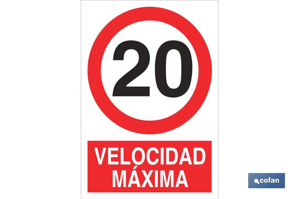 Velocidad máxima - Cofan