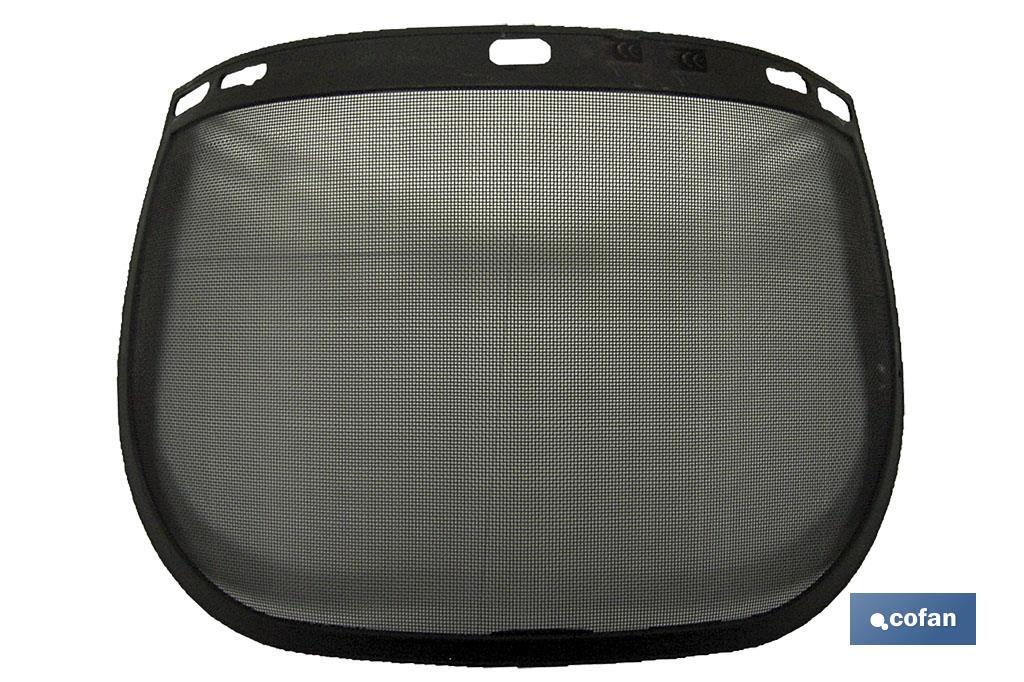 Pantalla con Protección de Rejilla | Medida de la pantalla: 310 x 200 mm | Protección facial para diversos trabajos - Cofan