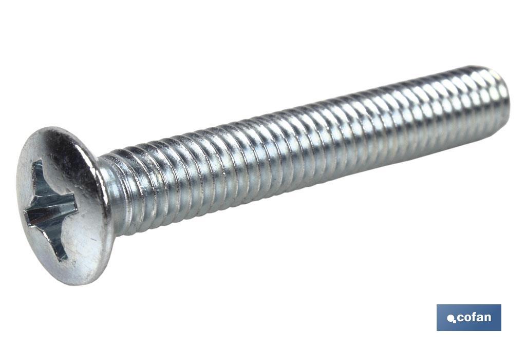 Screw DIN 966 Zinc plated - Cofan