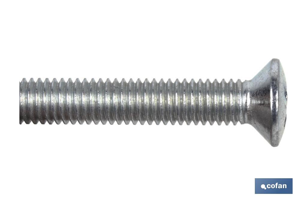 Screw DIN 966 Zinc plated - Cofan