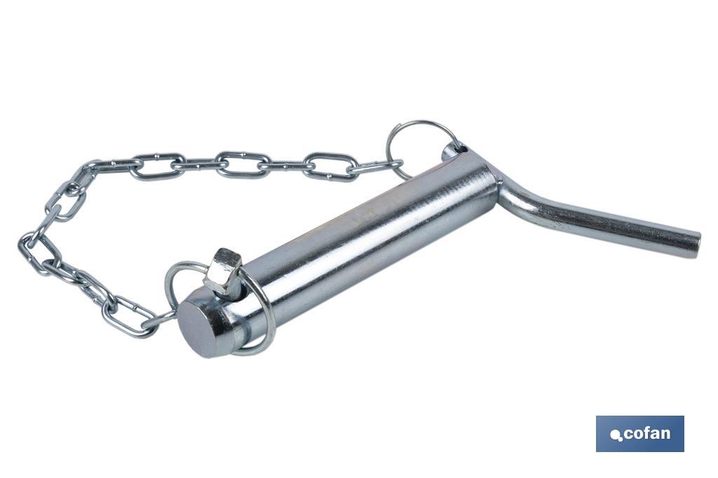 Boulon avec Manche, Goupille et Chaine | Fixation sur Machines Agricoles - Cofan