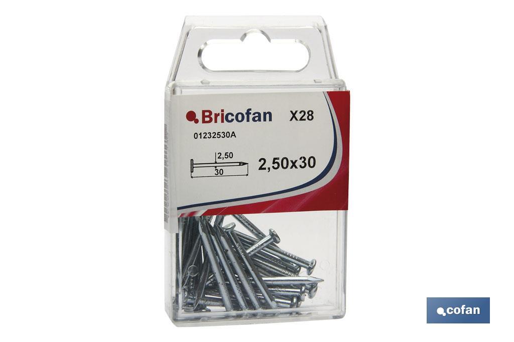 Steel tip, Flat head - Cofan