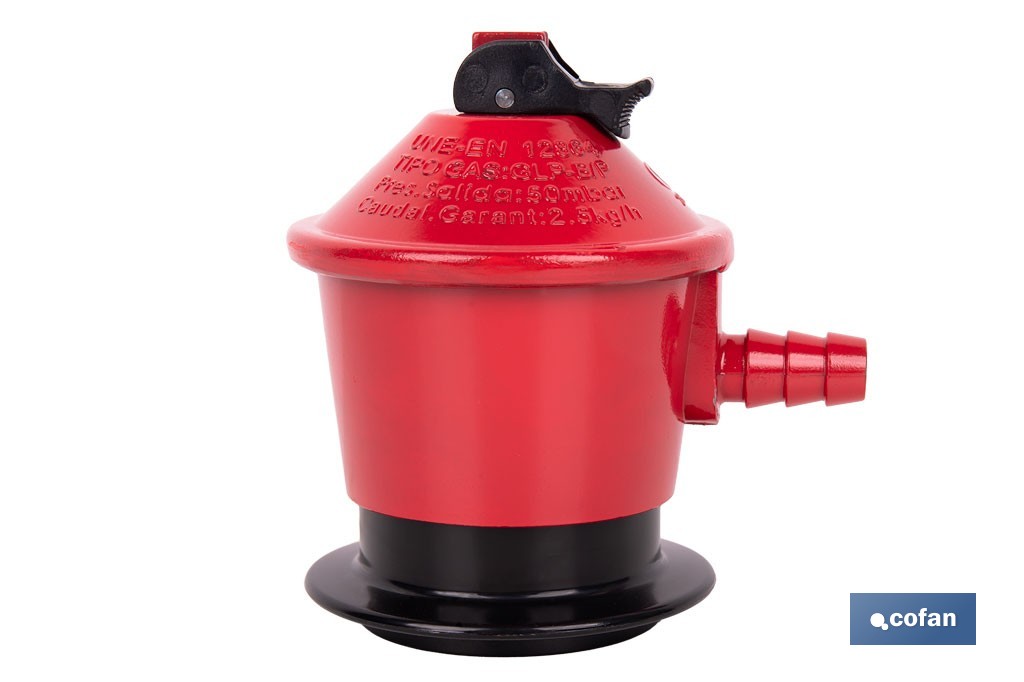 Regolatore di gas butano/propano | Per uso domestico | Regolatore per bombola di gas butano - Cofan
