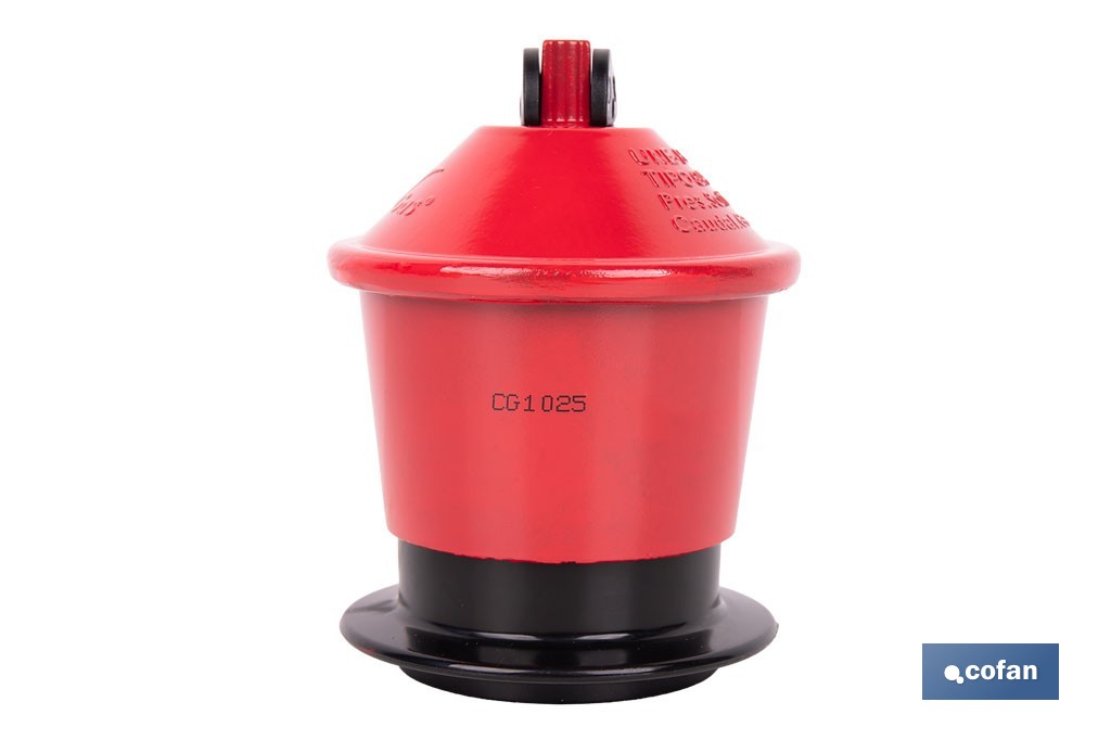 Regolatore di gas butano/propano | Per uso domestico | Regolatore per bombola di gas butano - Cofan